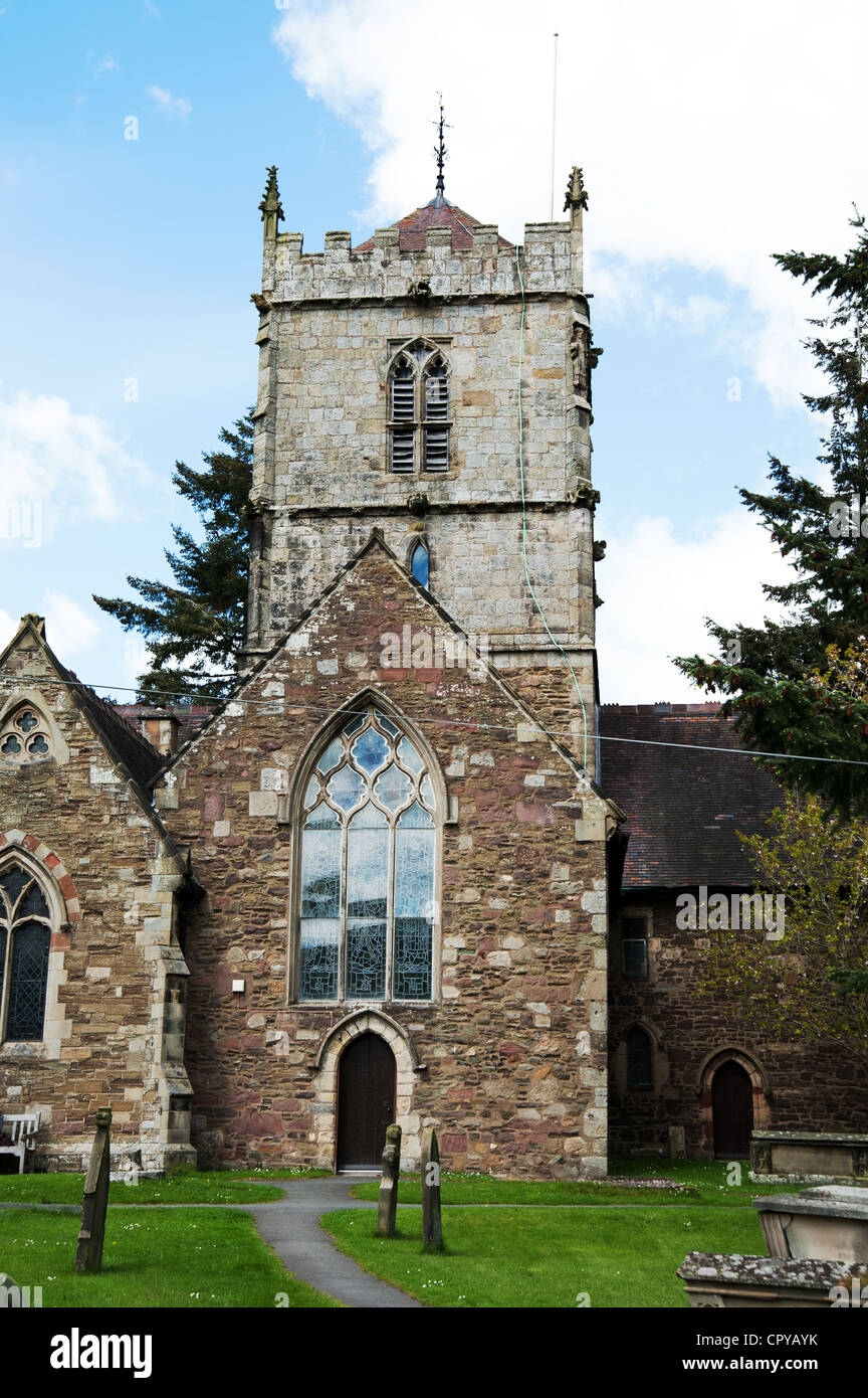 St. Laurence's Parish Church, Church Stretton, Shropshire Stock Photo