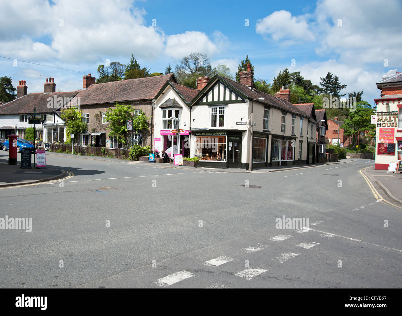 Church Stretton, Shropshire, England Stock Photo Alamy