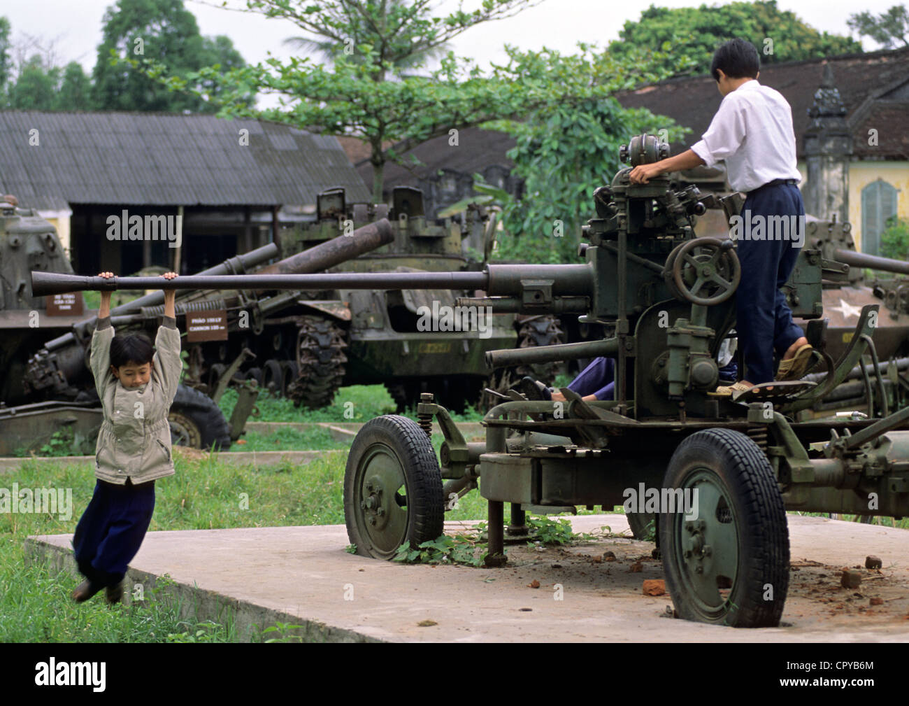 Vietnam, Thua Thien Hue Province, Hue, park of the War Museum Stock Photo