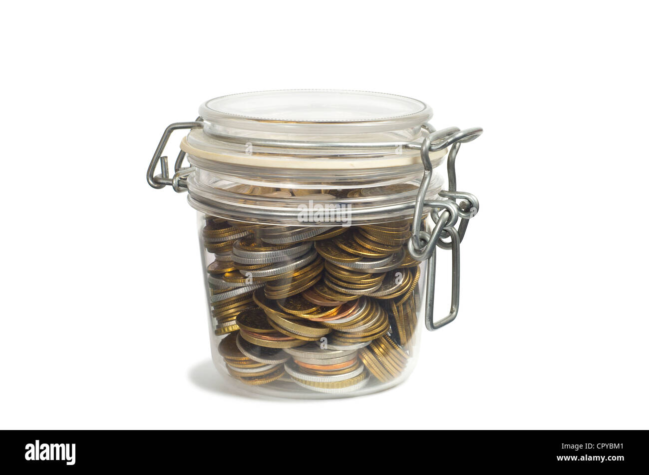 Money in a Jar Stock Photo