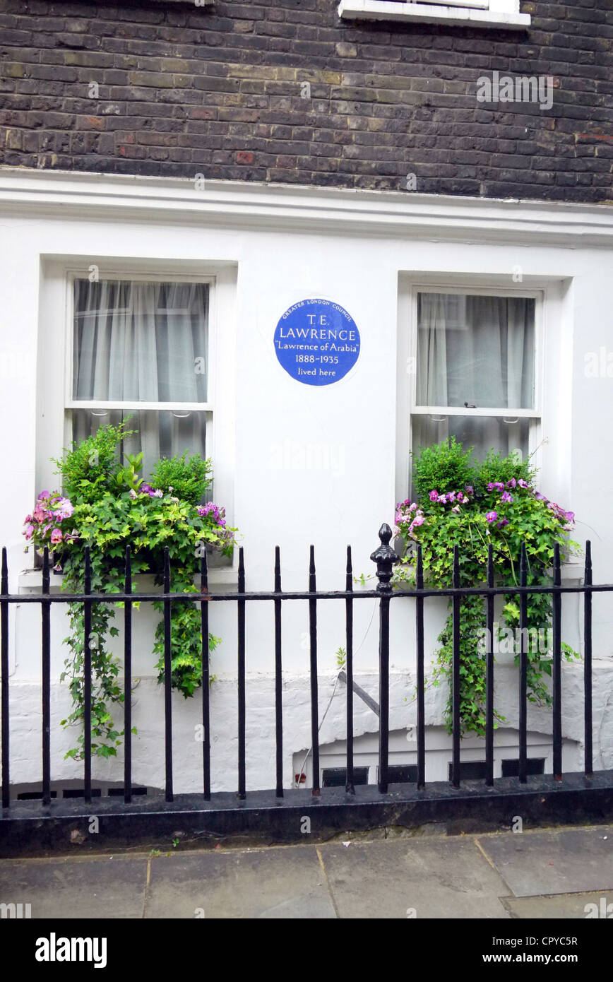14 Barton Street London S.W.1 the home of T E Lawrence Lawrence of
