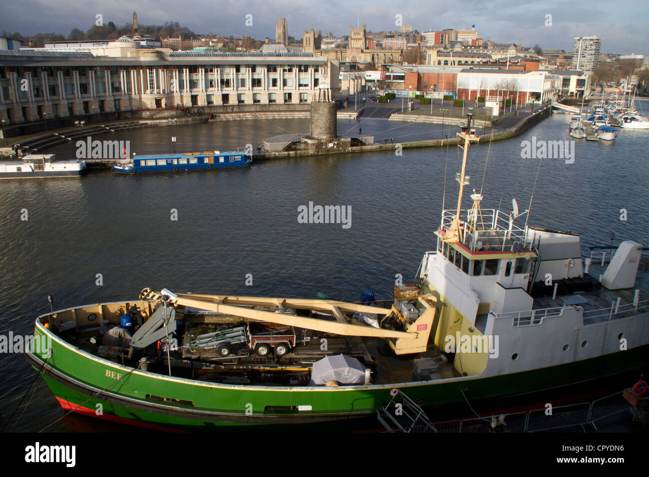 Floating harbour in Bristol Stock Photo Alamy