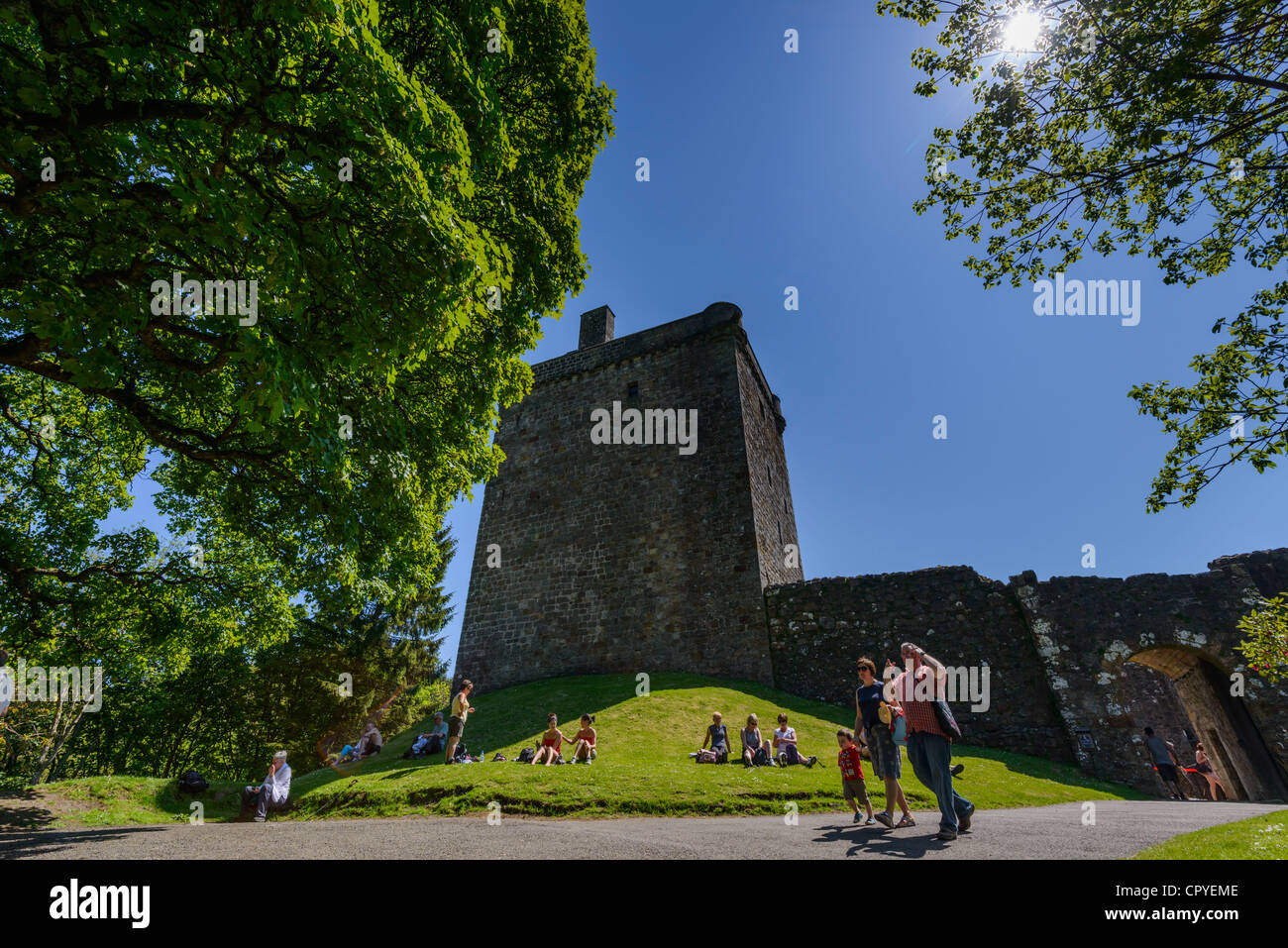 Castle Campbell, Dollar, Clackmannanshire, Scotland Stock Photo Alamy