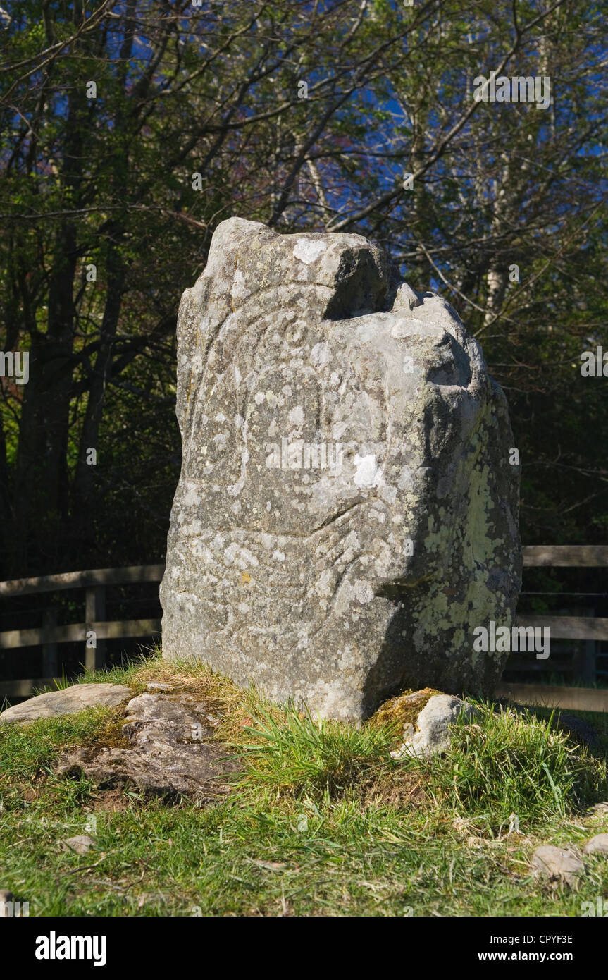 The Eagle Stone, Strathpeffer, Ross-shire, Scotland. Stock Photo