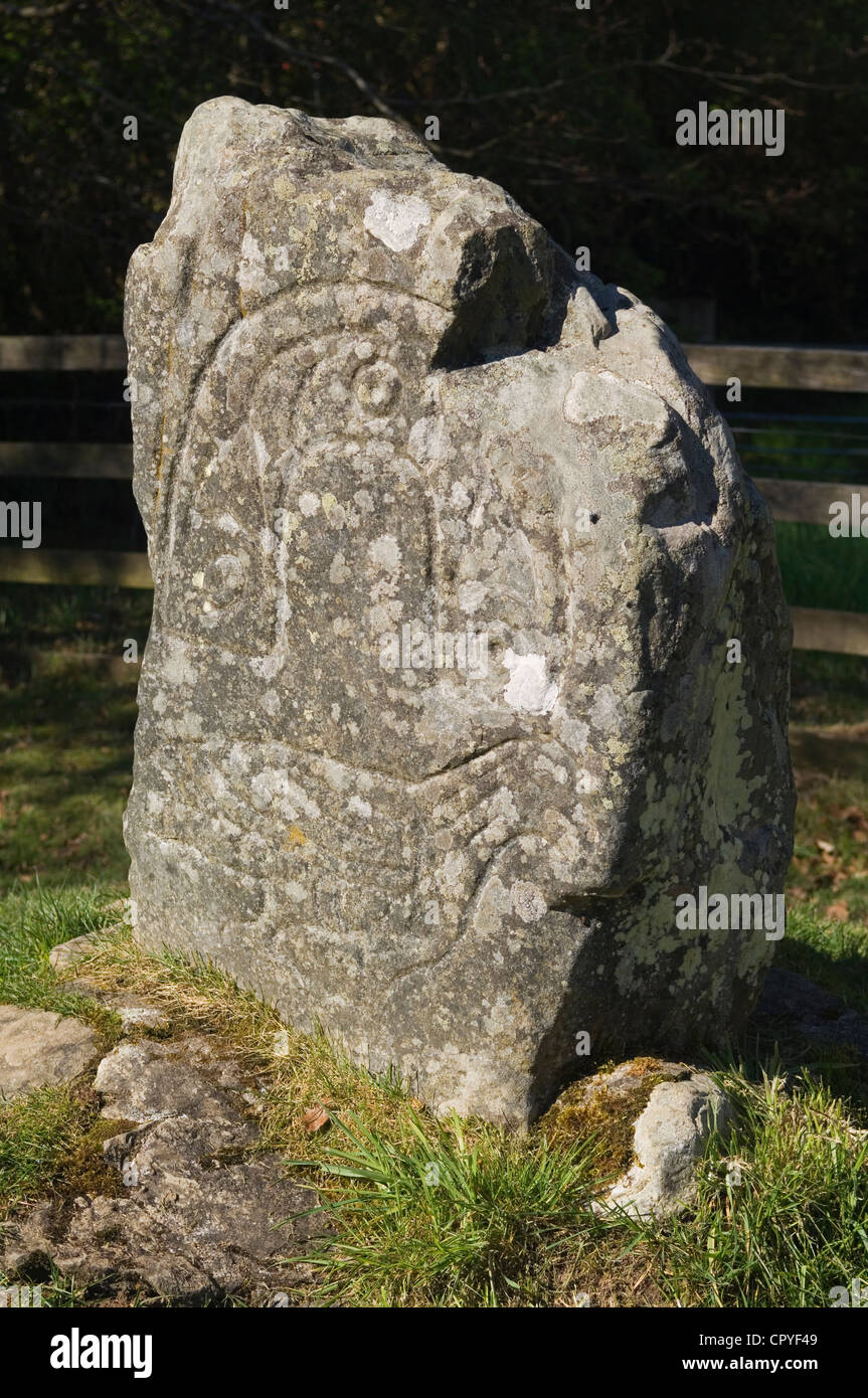 The Eagle Stone, Strathpeffer, Ross-shire, Scotland. Stock Photo