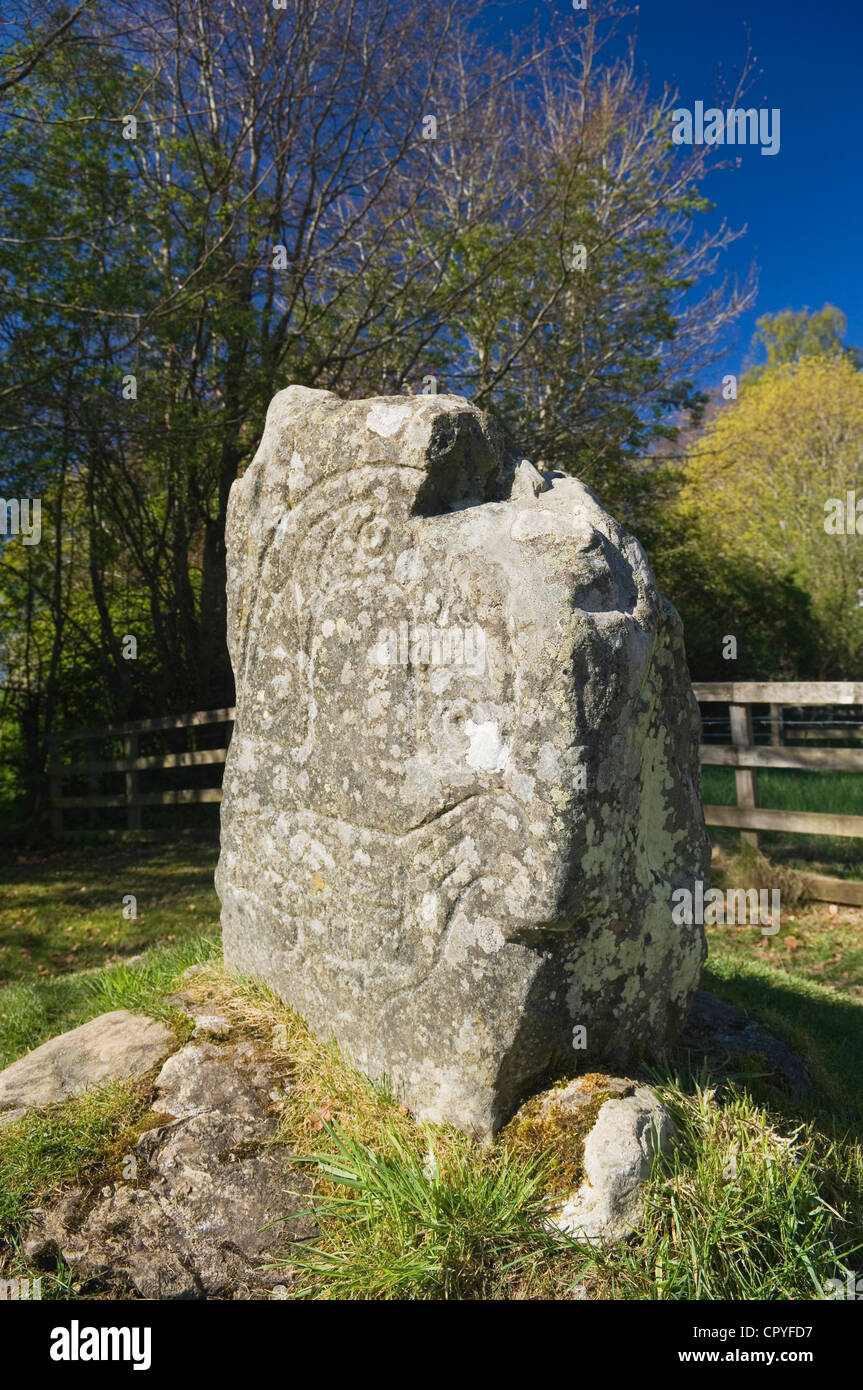 The Eagle Stone, Strathpeffer, Ross-shire, Scotland. Stock Photo