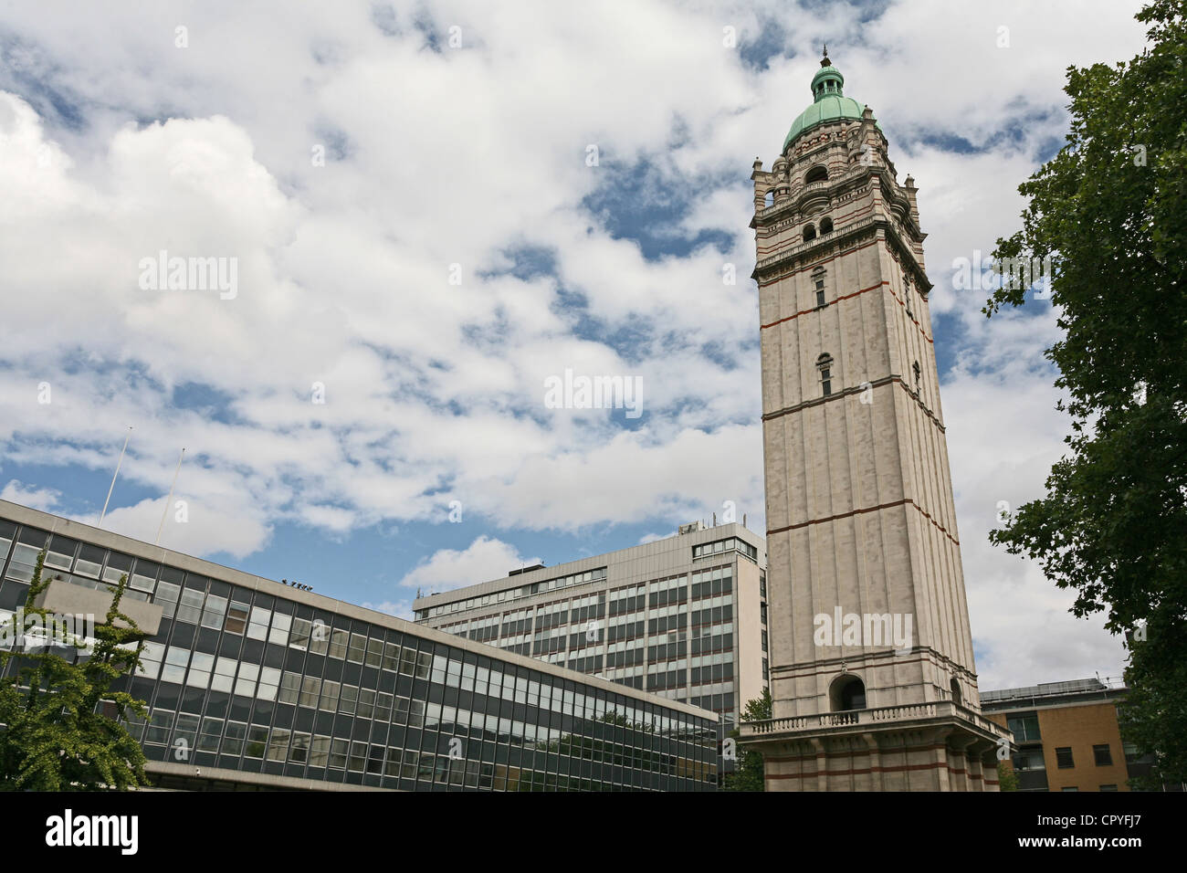 Queen's Tower, Imperial College, London Stock Photo