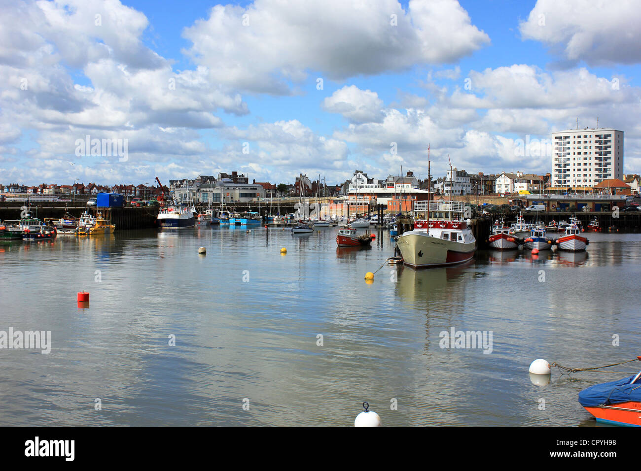 England East Yorkshire Humberside Bridlington The Harbour Jeanetta Baker Stock Photo