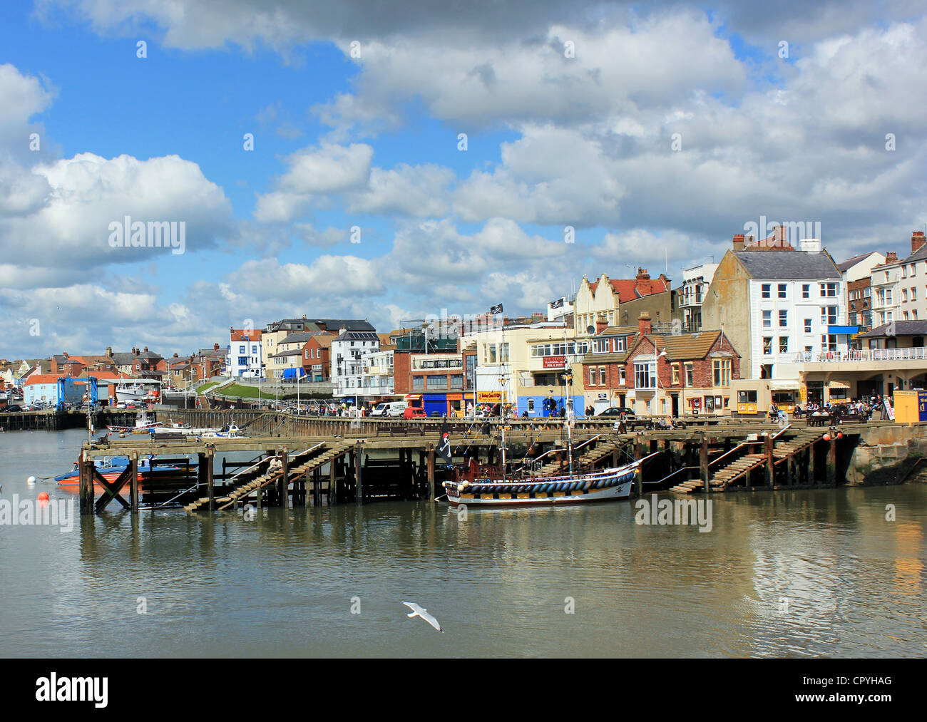 England East Yorkshire Humberside Bridlington The Harbour Jeanetta Baker Stock Photo