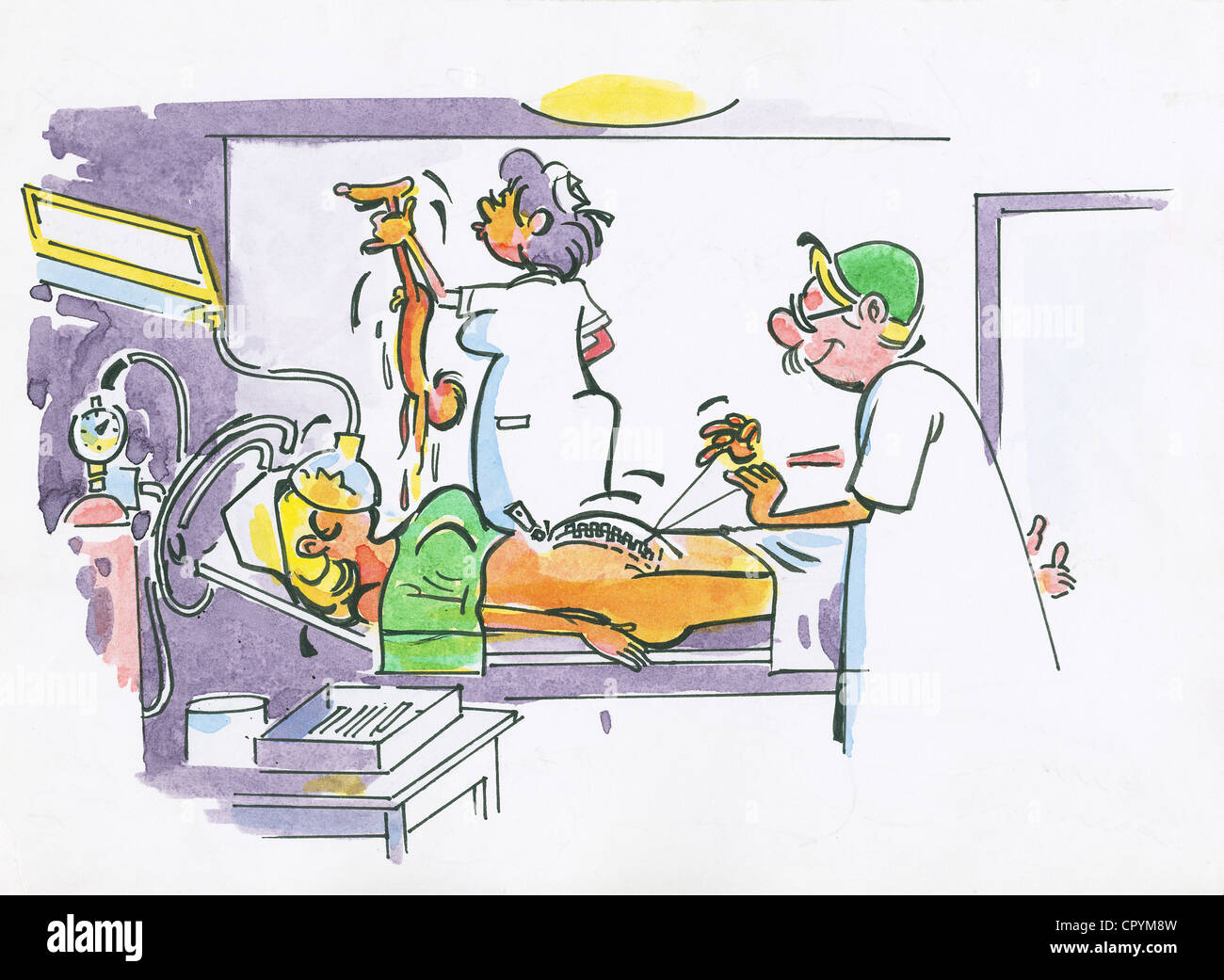 Cesarean section stock photo alamy