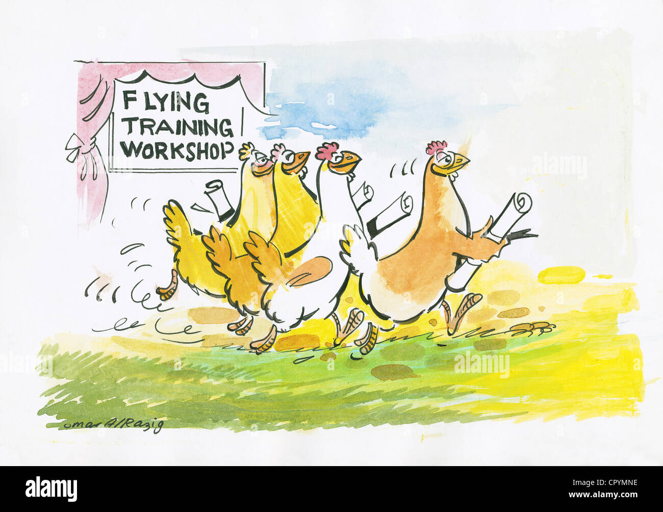 College cartoons hi-res stock photography and images - Alamy