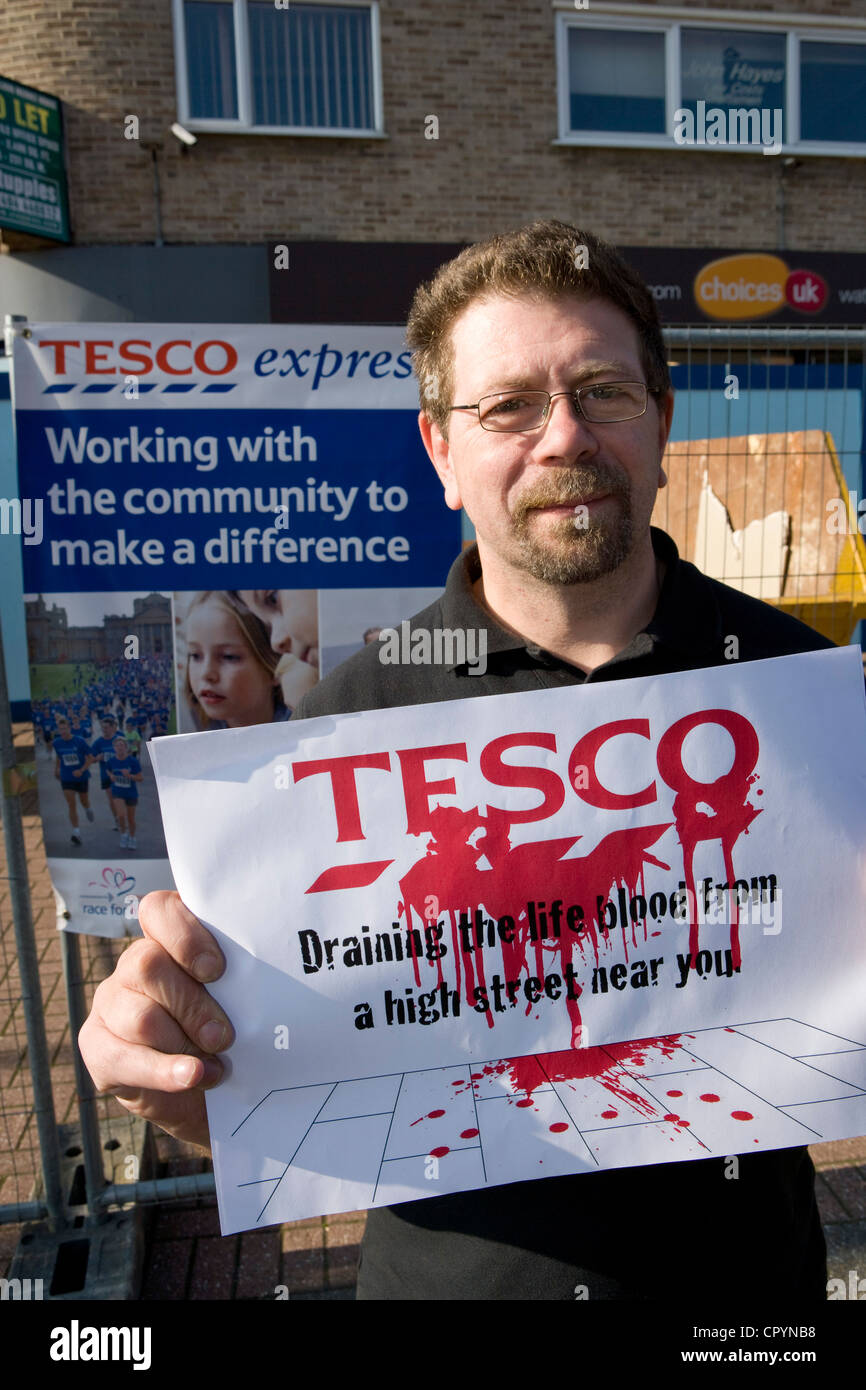 Anto Tesco campaign Amersham Bucks Stock Photo Alamy