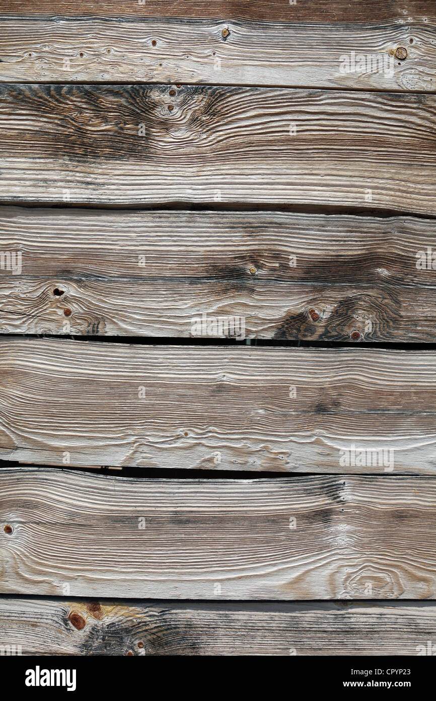 Wooden wall, wood planks, background Stock Photo