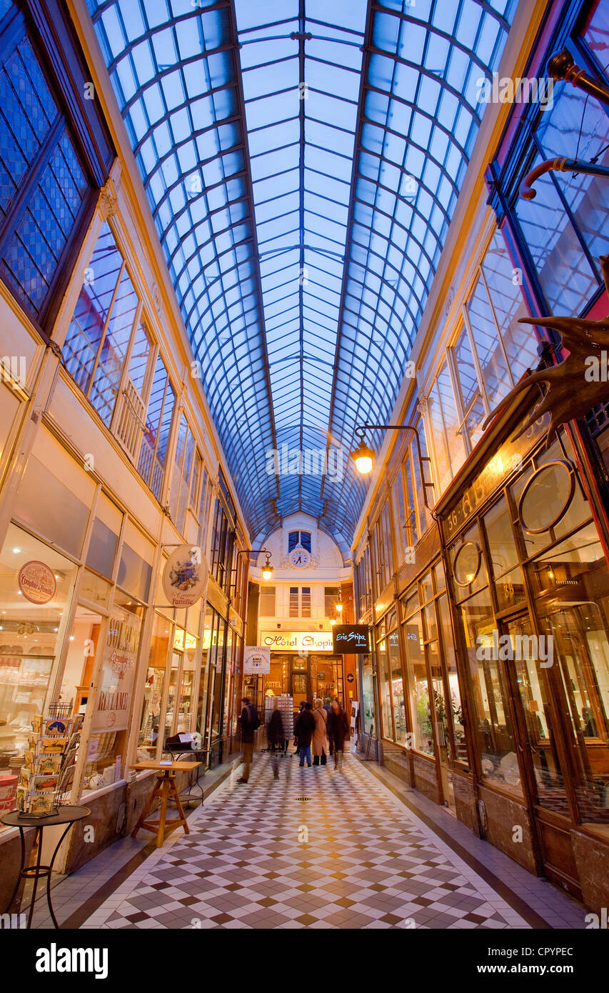 France, Paris, Passage Jouffroy Stock Photo Alamy