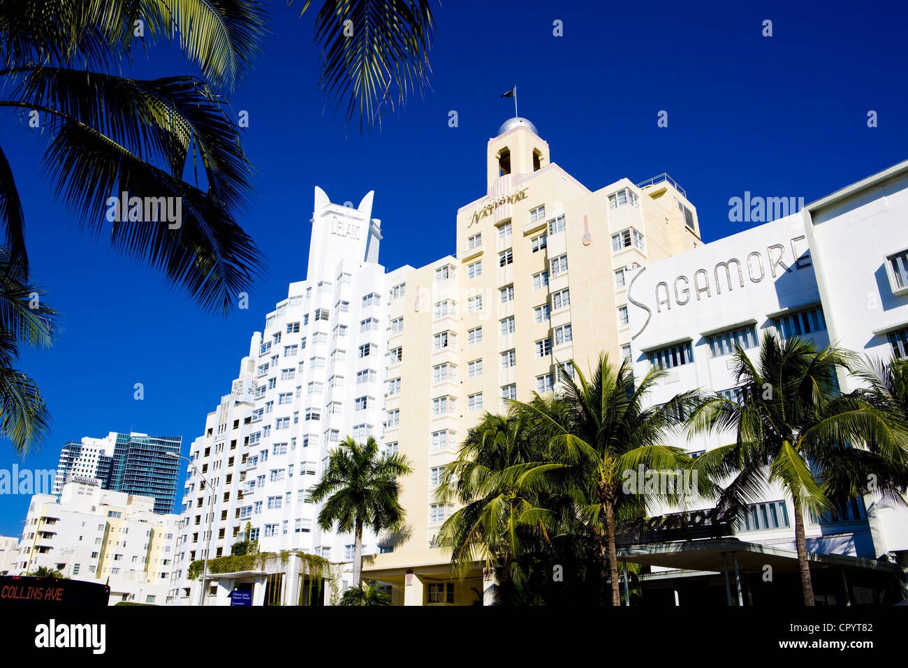 The Art Deco District, Miami Beach, Florida, USA Stock Photo - Alamy