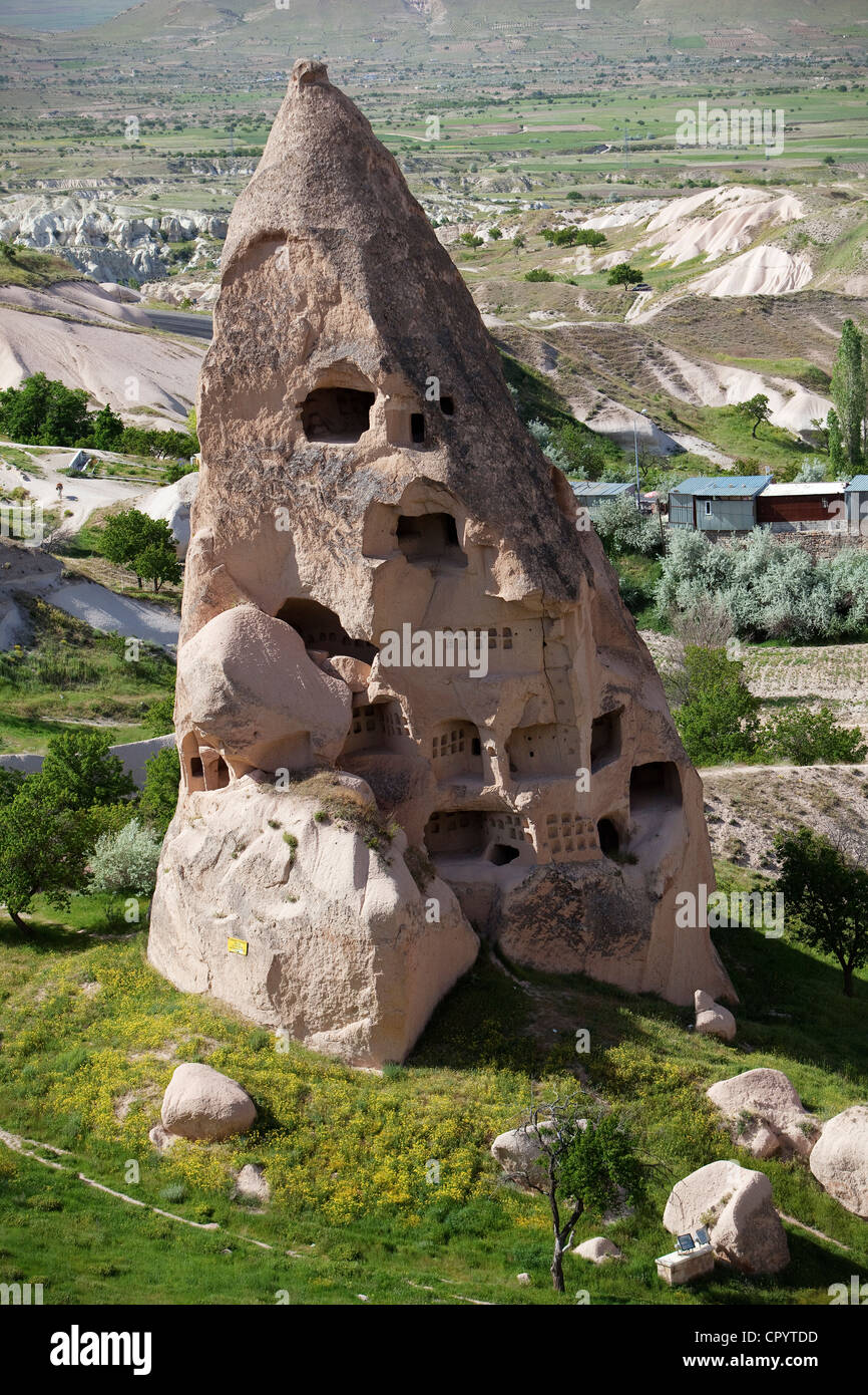 Inside rock house uchisar cappadocia hires stock photography and