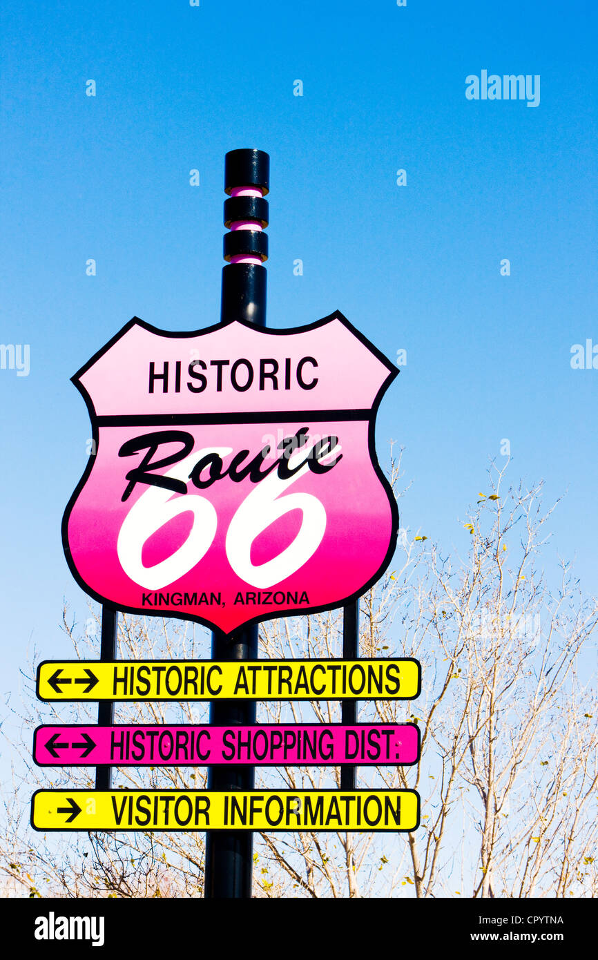 Route 66, Kingman, Arizona, USA Stock Photo Alamy
