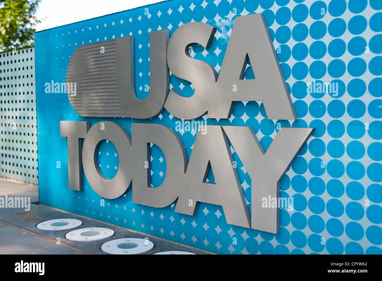 USA Virginia USA Today headquarters in McLean VA  exterior sign corporate newspaper organization Stock Photo