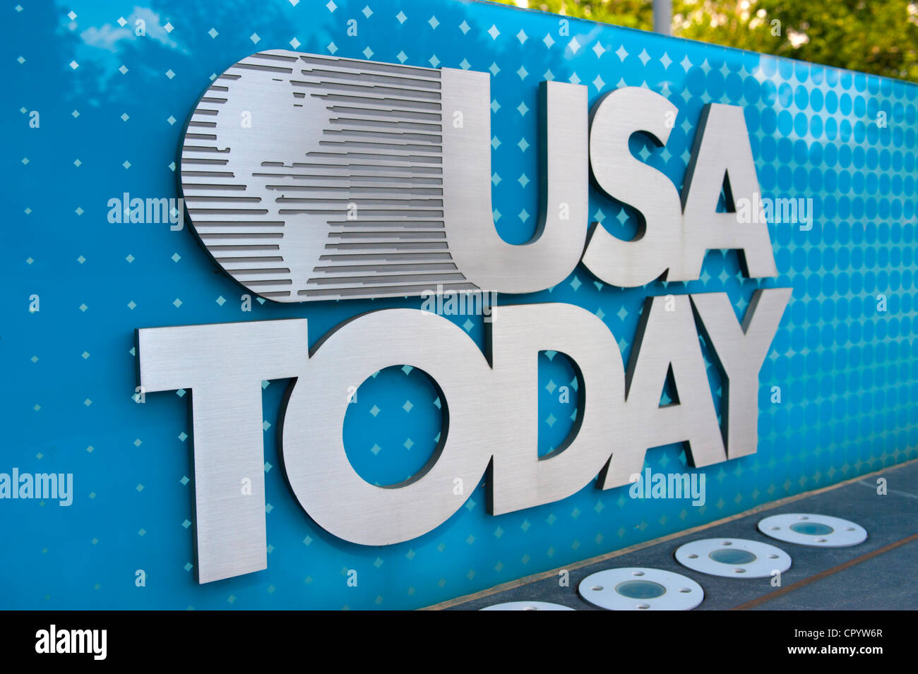 USA Virginia USA Today headquarters in McLean VA  exterior sign corporate newspaper organization Stock Photo