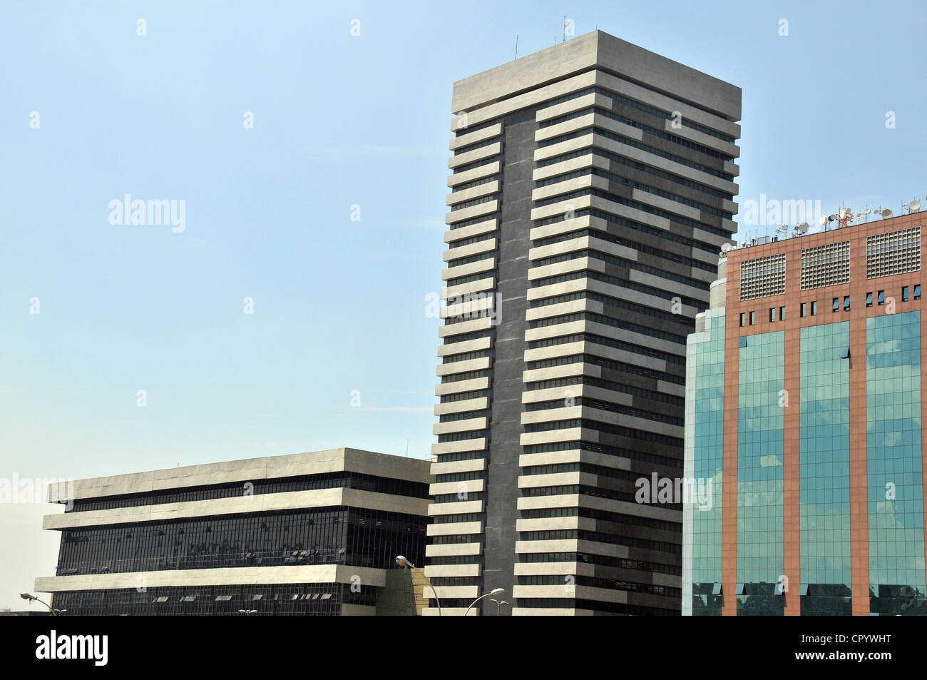High Rise Buildings In Rio Modern skyline rio de hi-res stock photography and images - Alamy