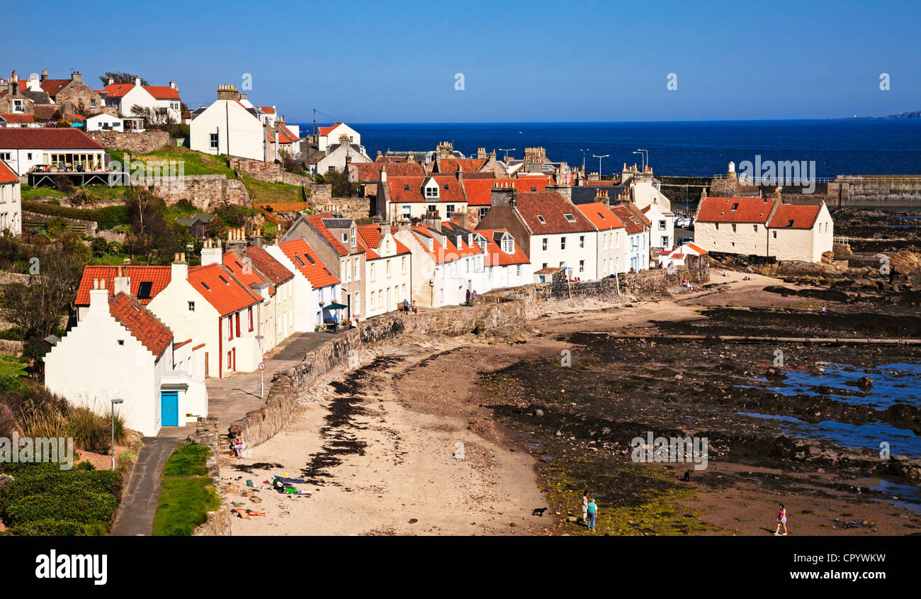 The village of Pittenweem in the East Neuk of Fife, Scotland. Stock Photo