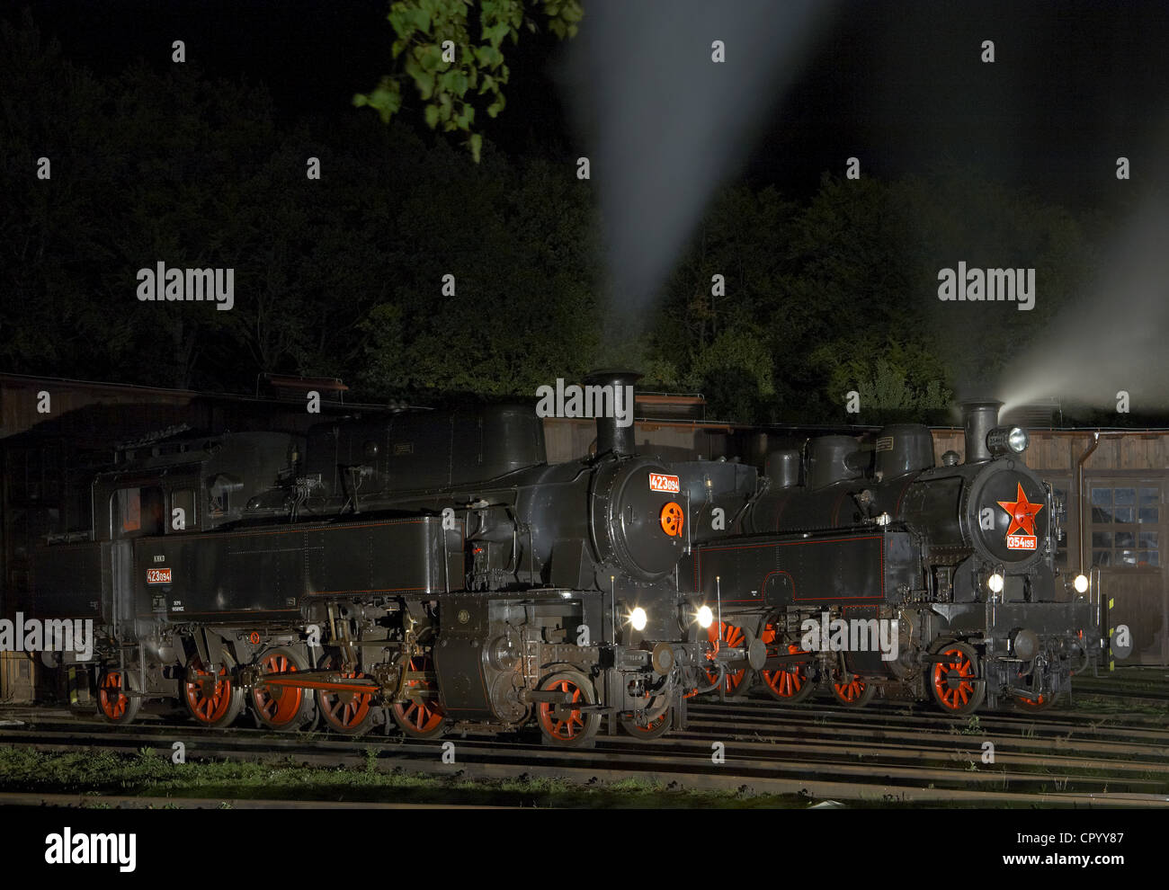 Railway Museum, Luzna U Rakovnika, Czech Republic Stock Photo - Alamy