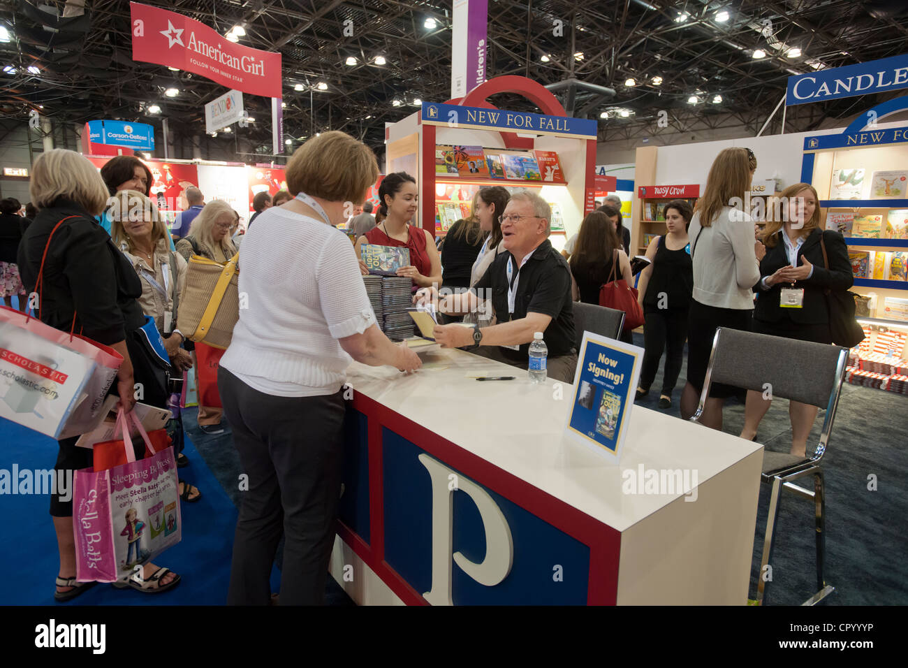The huge Book Expo America at the Jacob Javits Convention Center in New