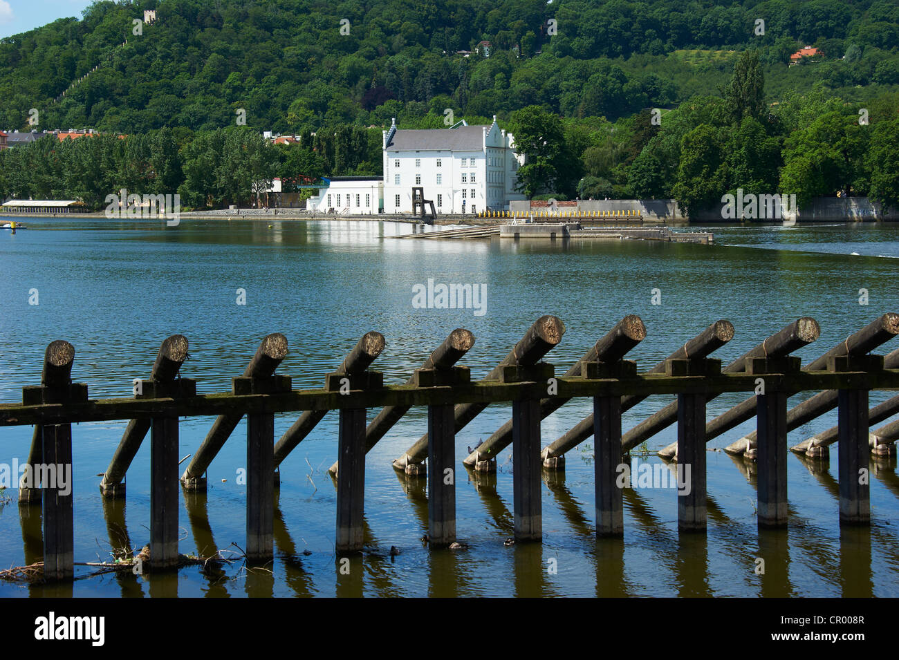 Sova Mills - Czech Modern Art Museum, Kampa, Prague, Czech Republic Stock Photo