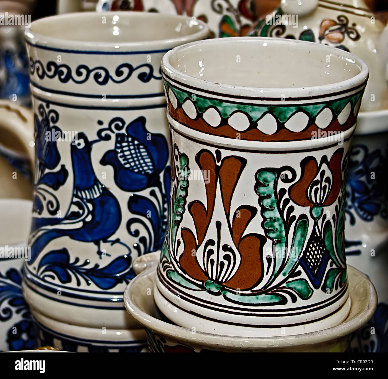 Premedication Independence South Romanian traditional pottery in the village Corund, Transylvania Stock  Photo - Alamy