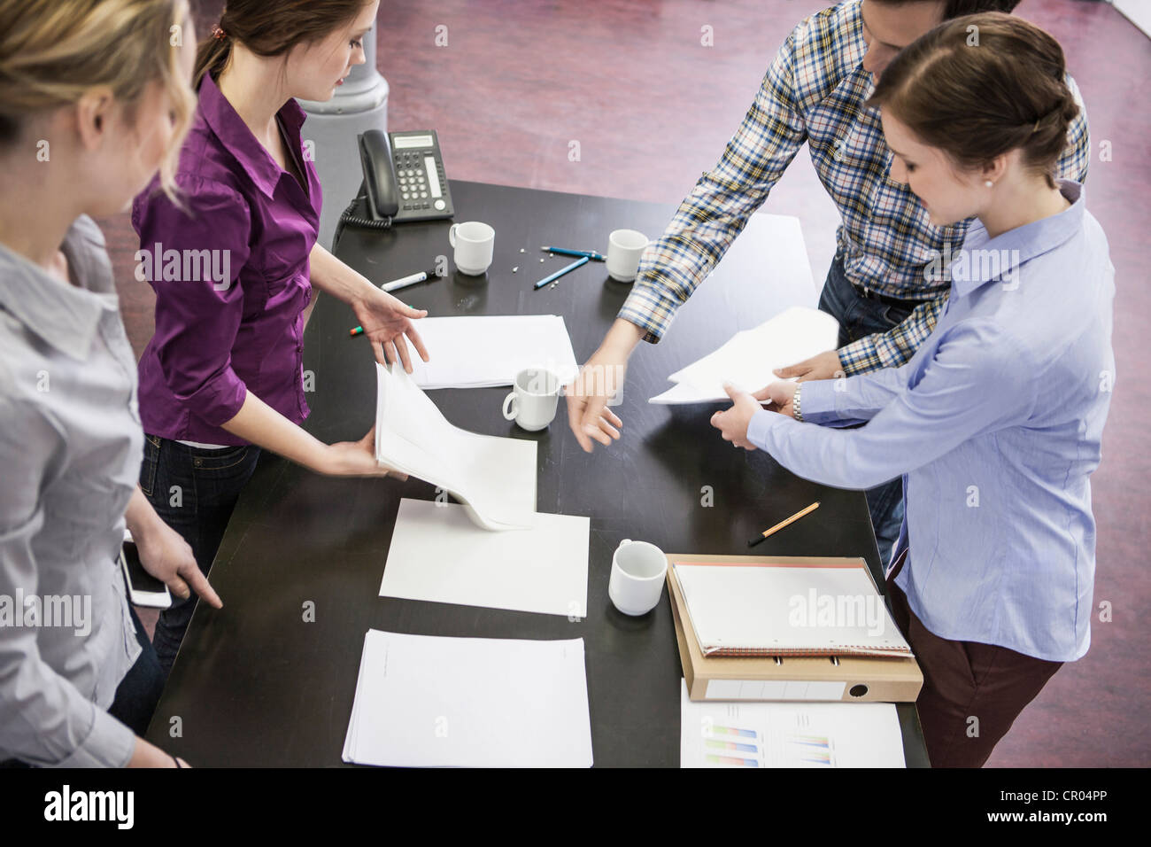 Arranging business business man businesspeople executive organization