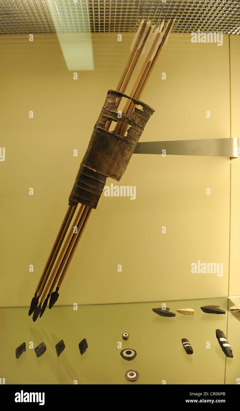 Urartu civilization. Arrows and quiver from Tushpa or Toprakkale. 7th ...
