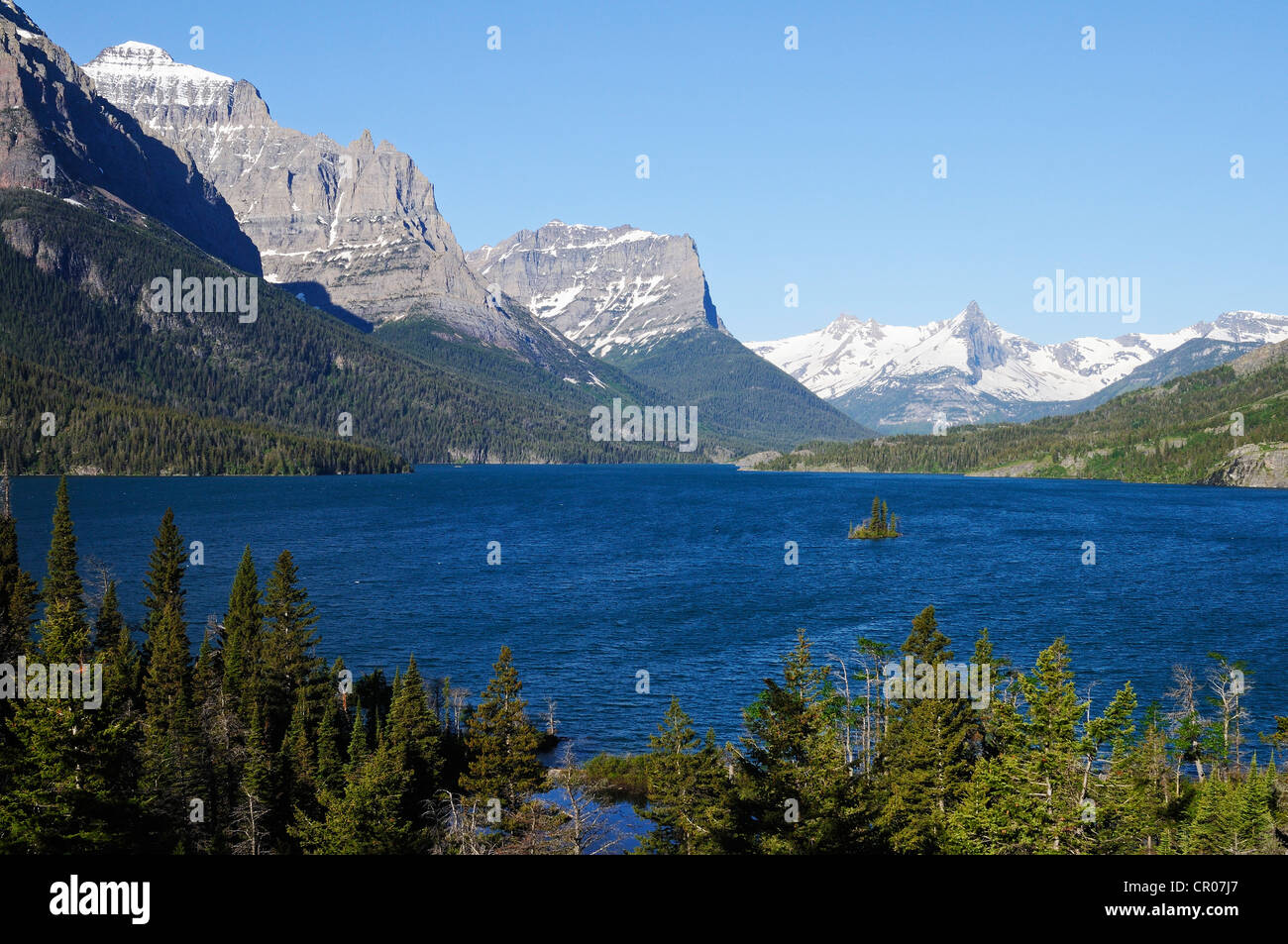 Saint Mary's Glacier Lake, Little Chief Mountain, Fusillade Mountain