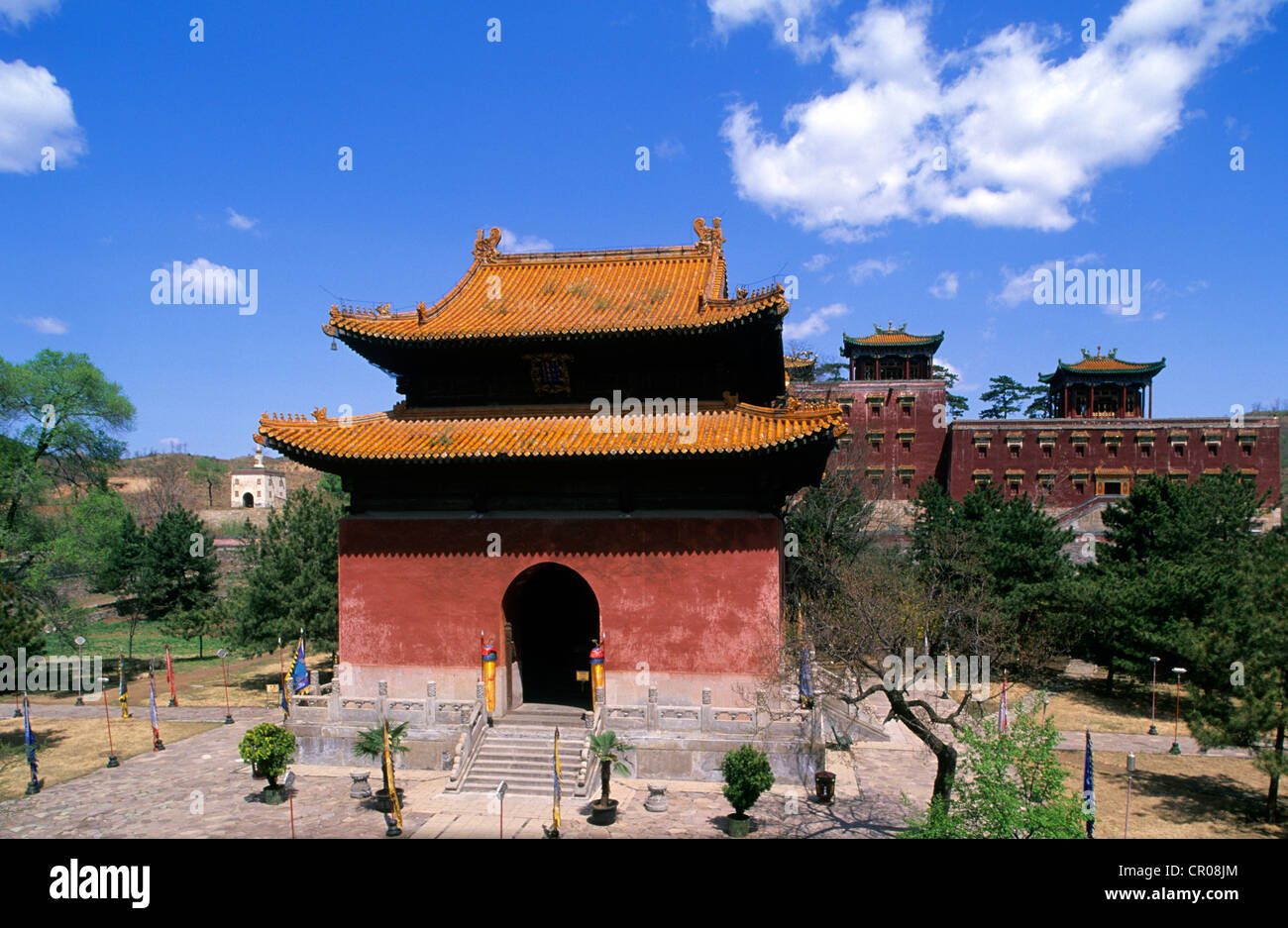 China, Hebei Province, Chengde, Temple of the Happiness and the Longevity (Xumifushou), listed as World Heritage by UNESCO Stock Photo
