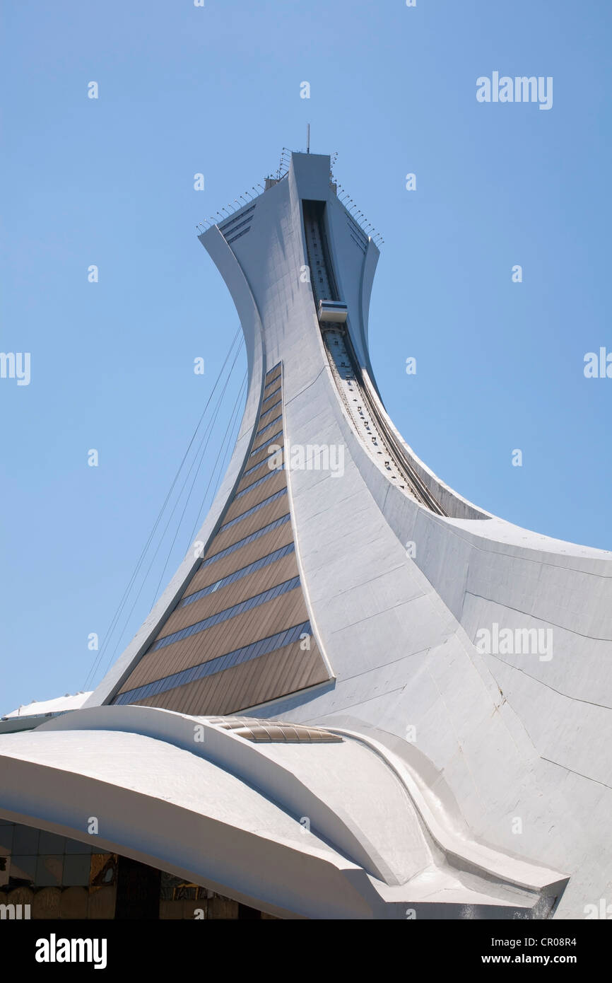 Olympic Stadium, Montreal, Quebec, Canada Stock Photo