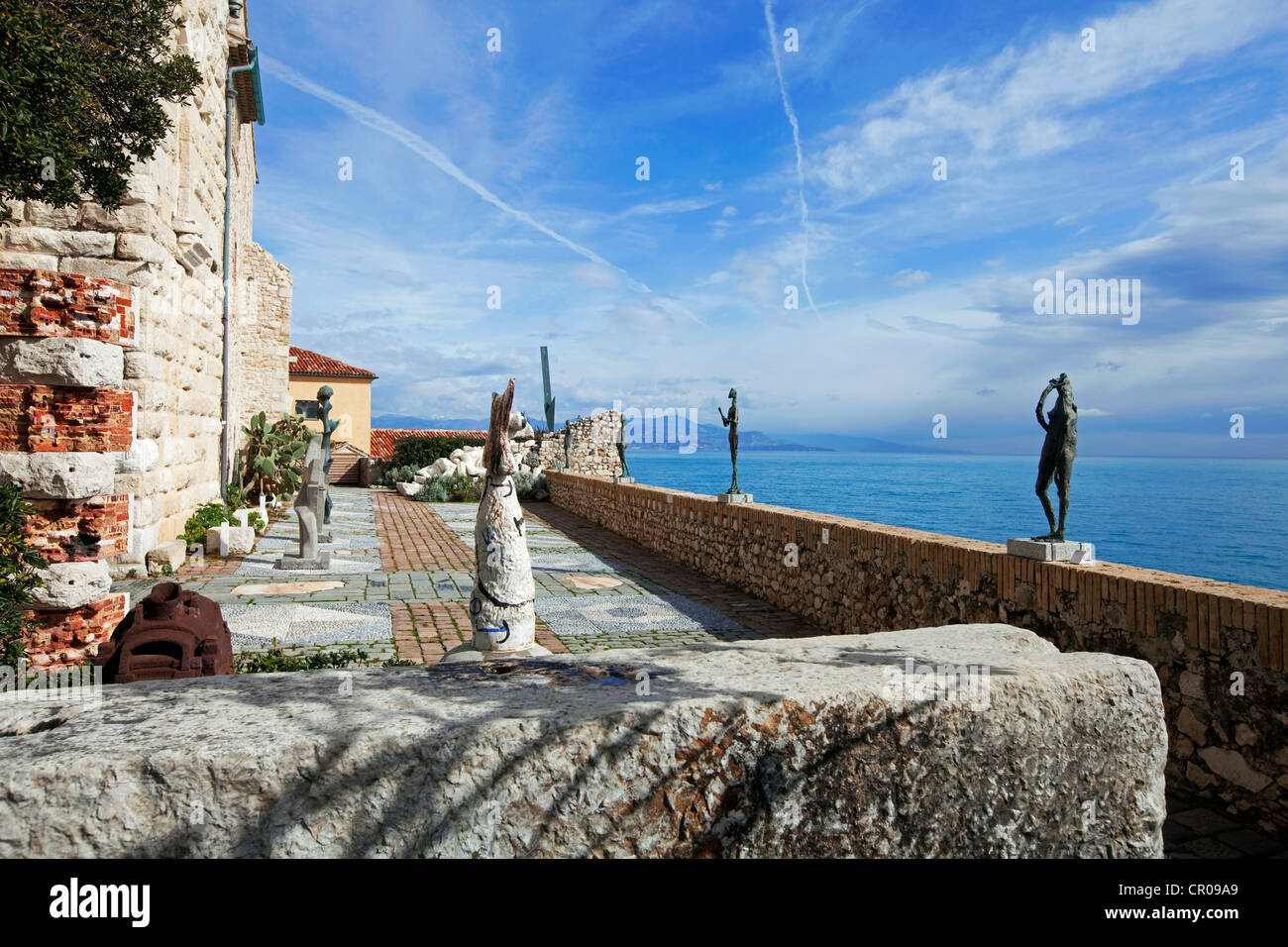 France, Alpes Maritimes, Antibes, Chateau Grimaldi, Musee Picasso Stock Photo