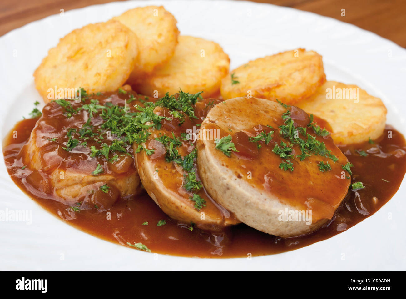 Meatloaf Hash Meatloaf with hash browns Stock Photo - Alamy