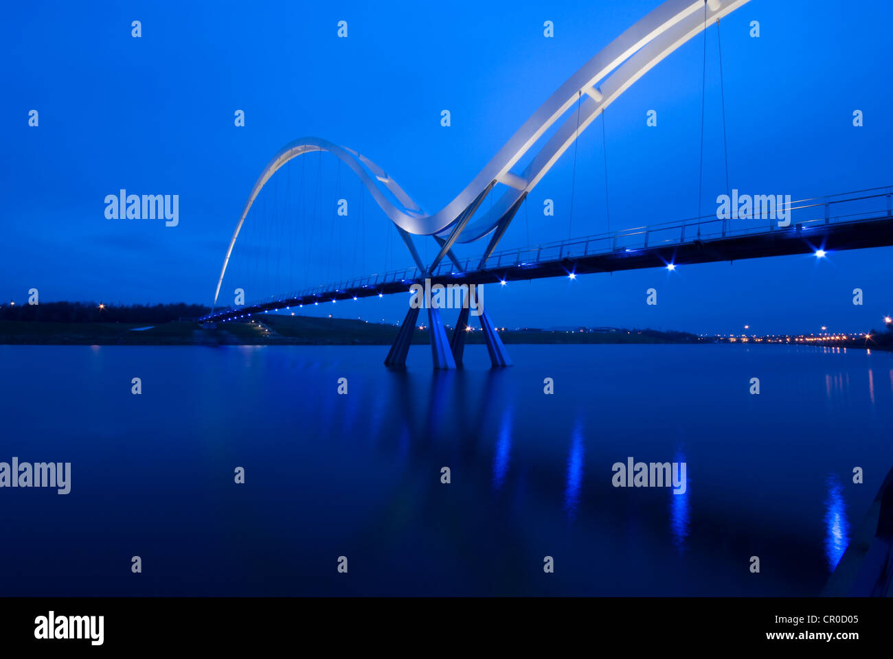 Infinity Bridge, Stockton on Tees, Cleveland. UK GB Stock Photo