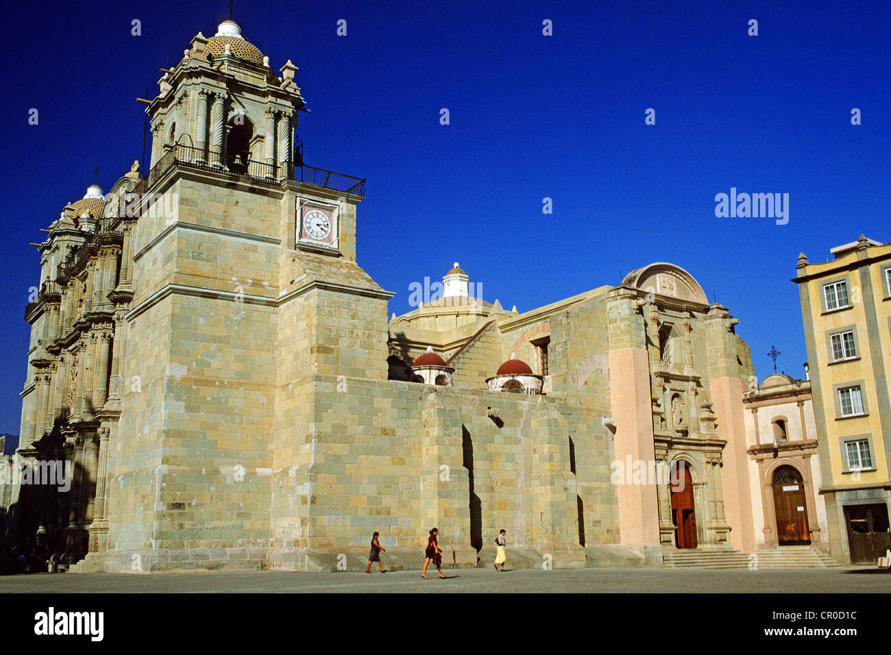 Mexico, Oaxaca State, Oaxaca city, historical center classified as World Heritage by UNESCO, the cathedral Stock Photo