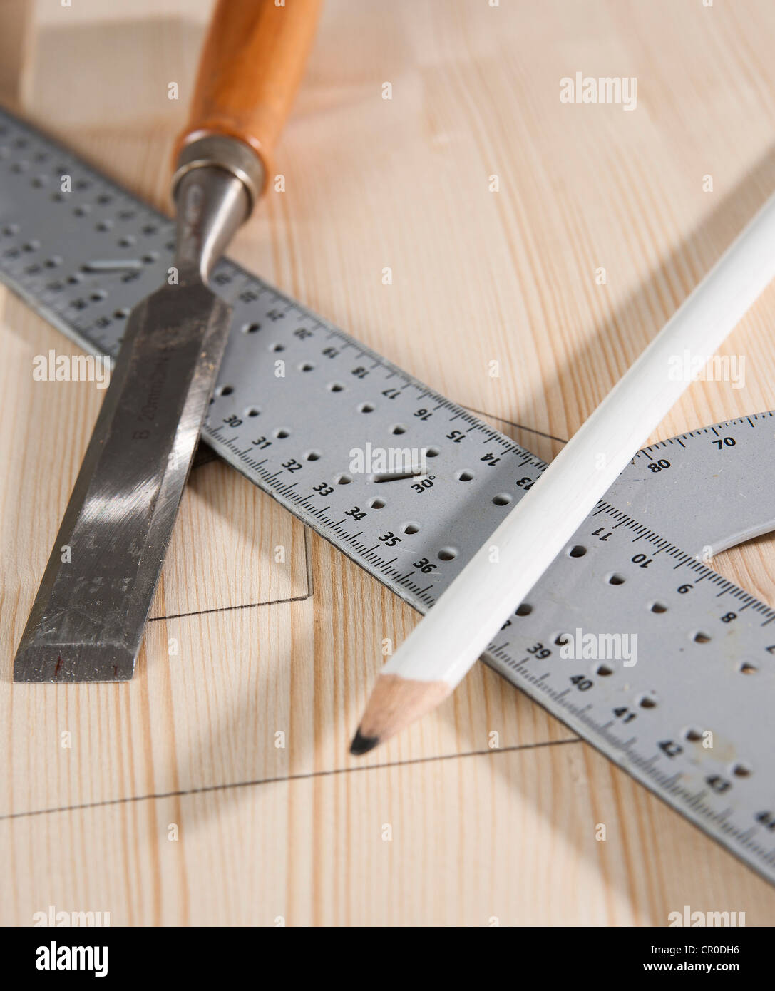 Carpentry tools hi-res stock photography and images - Alamy