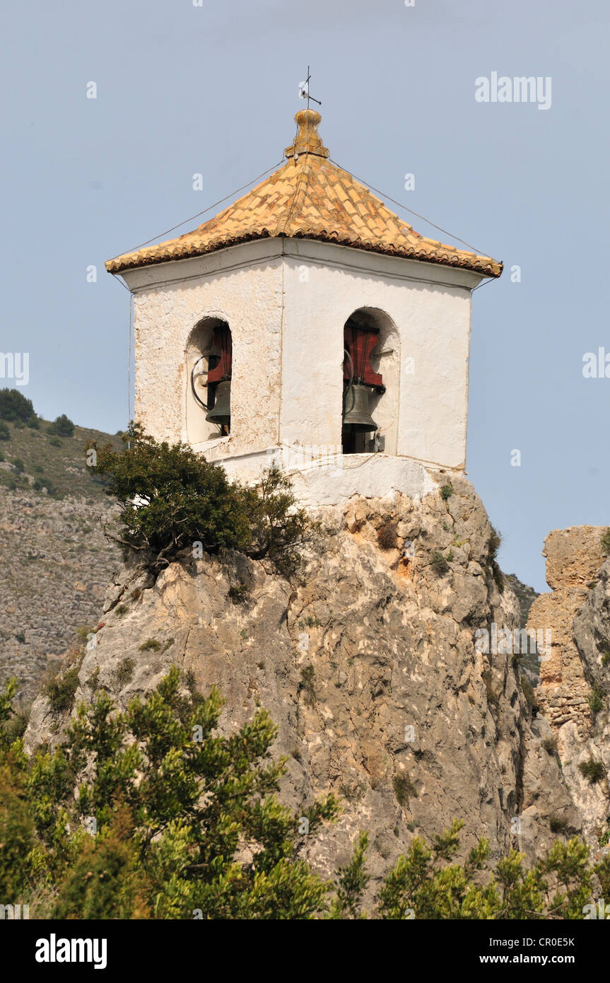 Tower of the Castillo de San José, Guadalest, Costa Blanca, Spain, Europe Stock Photo Alamy
