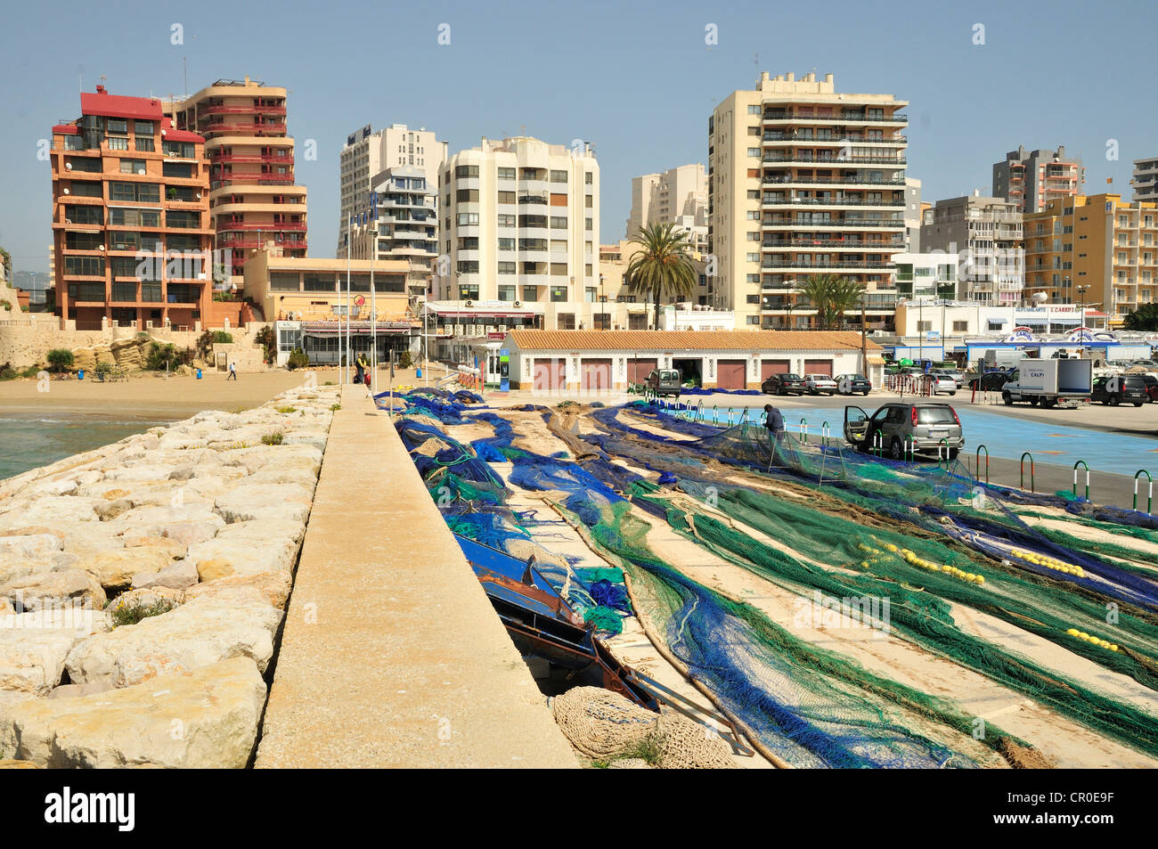 Fishing harbour calpe hi-res stock photography and images - Alamy