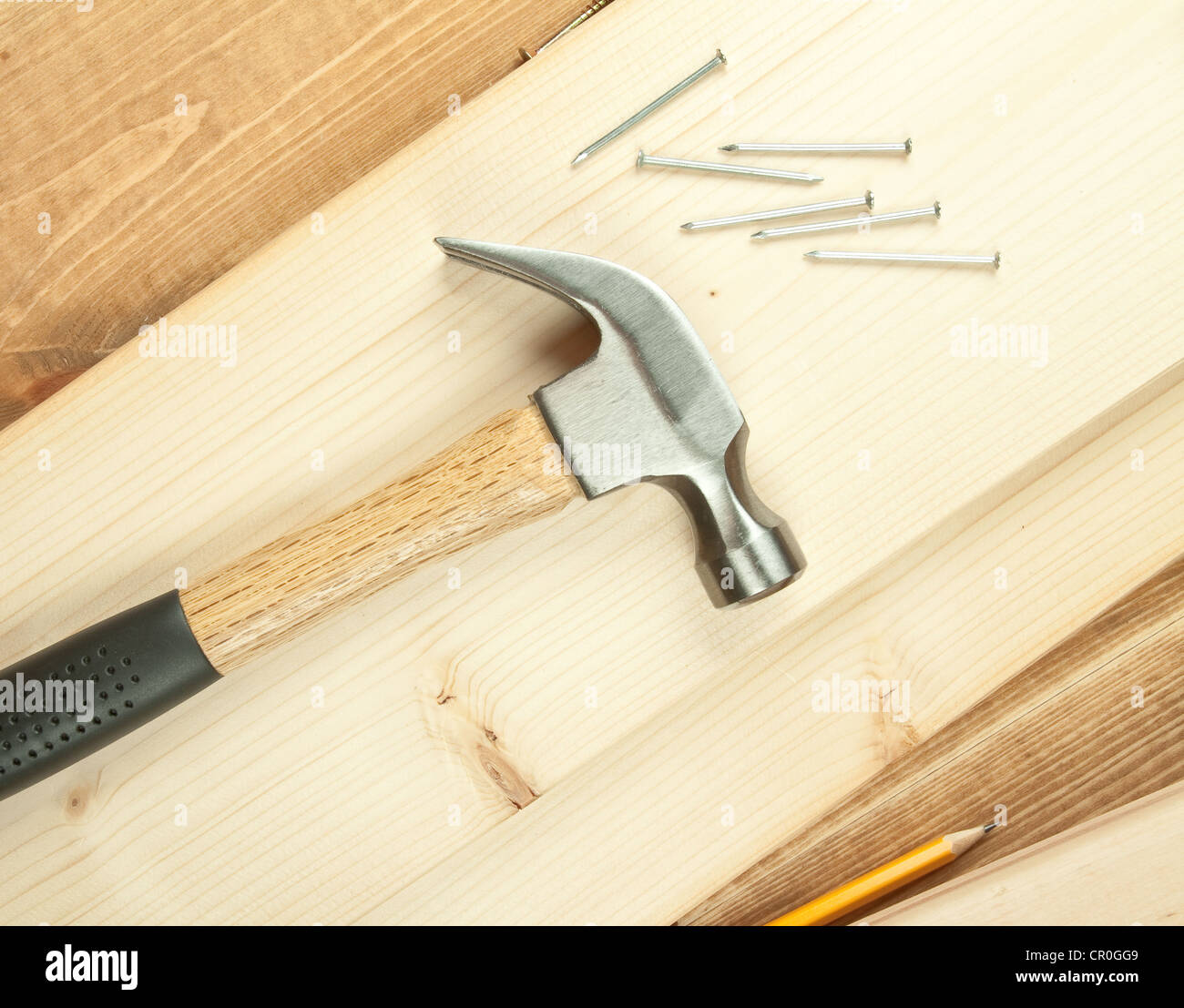 Hammer and nails hi-res stock photography and images - Alamy