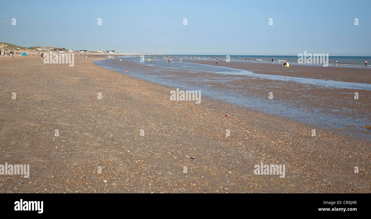 Camber Sands Beach, East Sussex, England, UK Stock Photo
