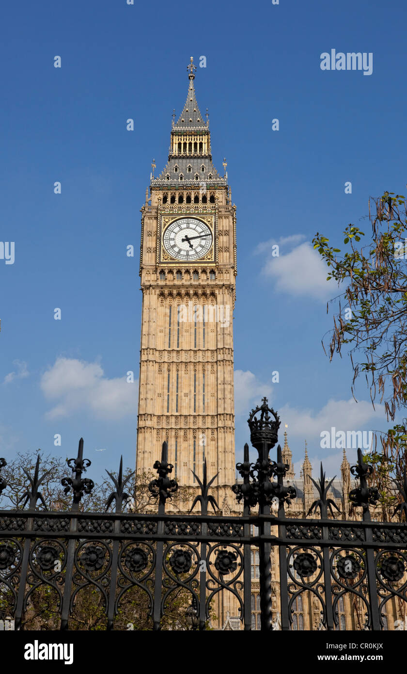 The BIg Ben Clock tower, London, England, UK Stock Photo