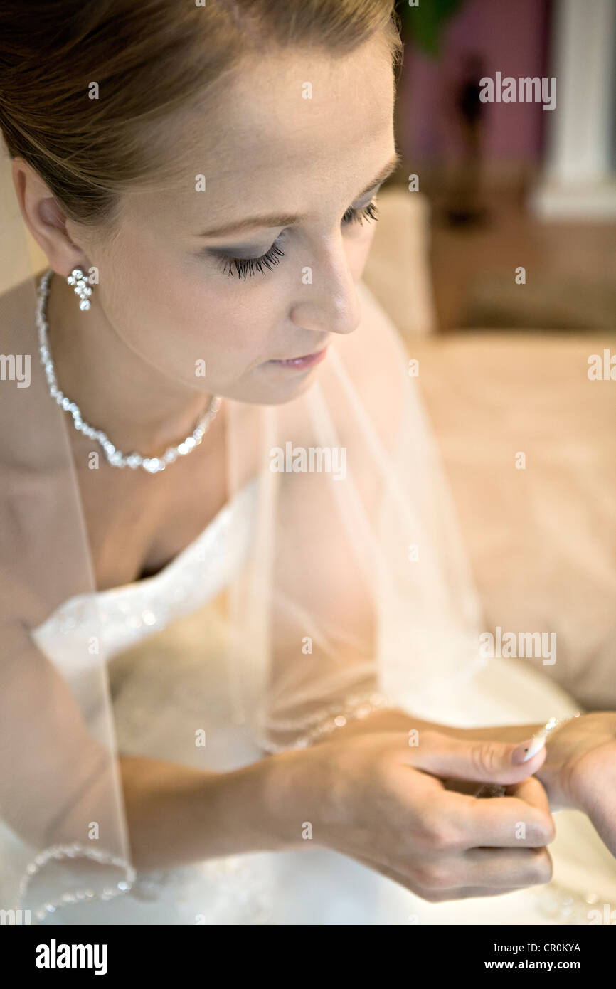 Young bride Stock Photo