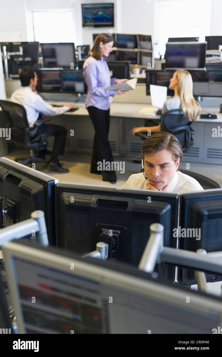 Office trading floor hires stock photography and images Alamy