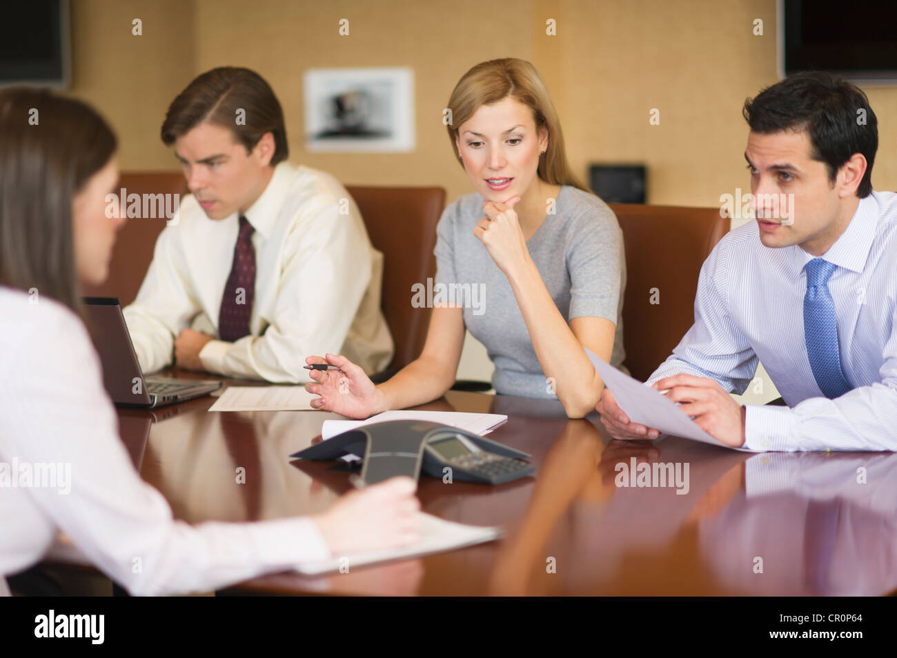 USA, New York, New York City, Business meeting Stock Photo Alamy