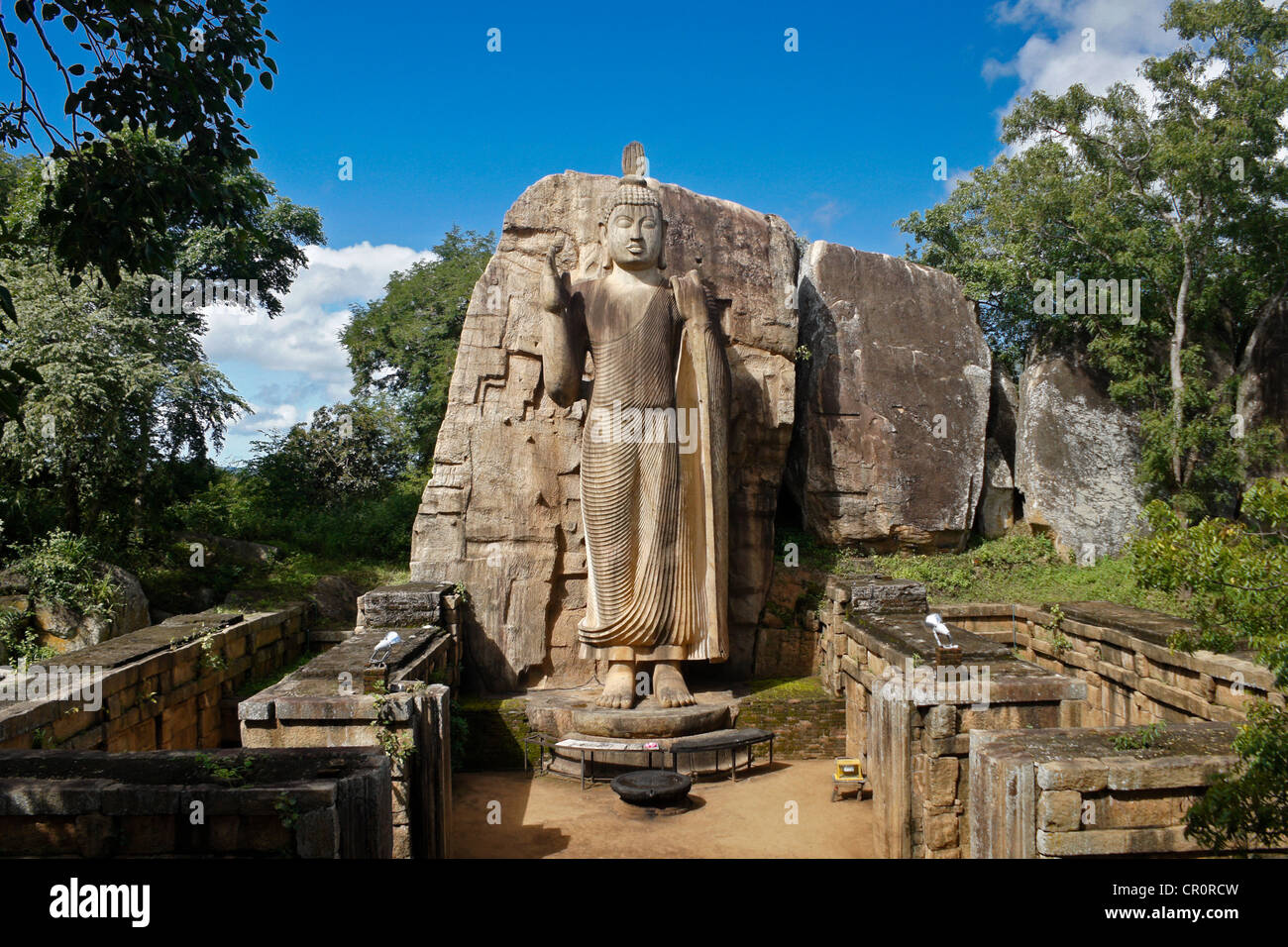 Aukana Buddha, Sri Lanka Stock Photo