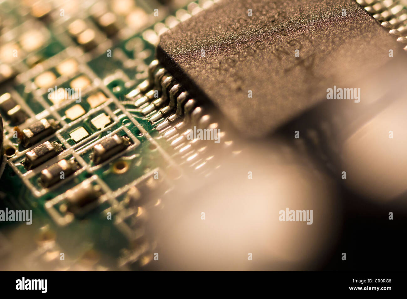 Studio shot of computer chip Stock Photo - Alamy