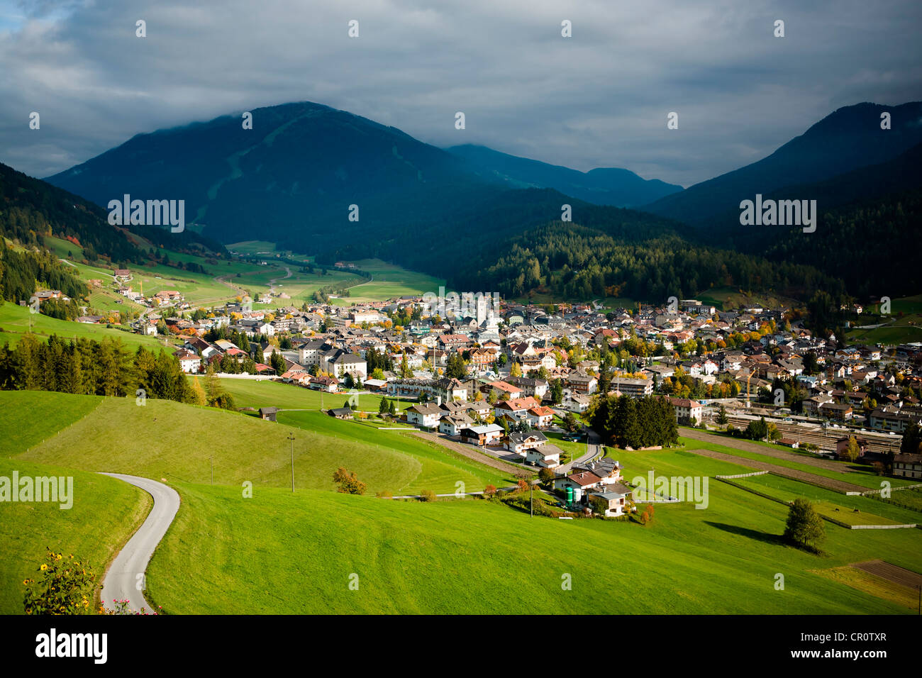 Innichen, Drei Zinnen area, Dolomite Alps, Italy, Europe Stock Photo